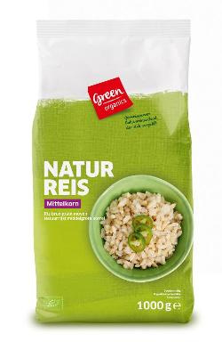 Produktfoto zu green Naturreis Mittelkorn 1kg