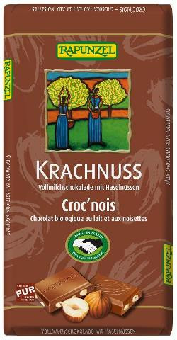 Produktfoto zu Krachnuss Milchschokolade 100g