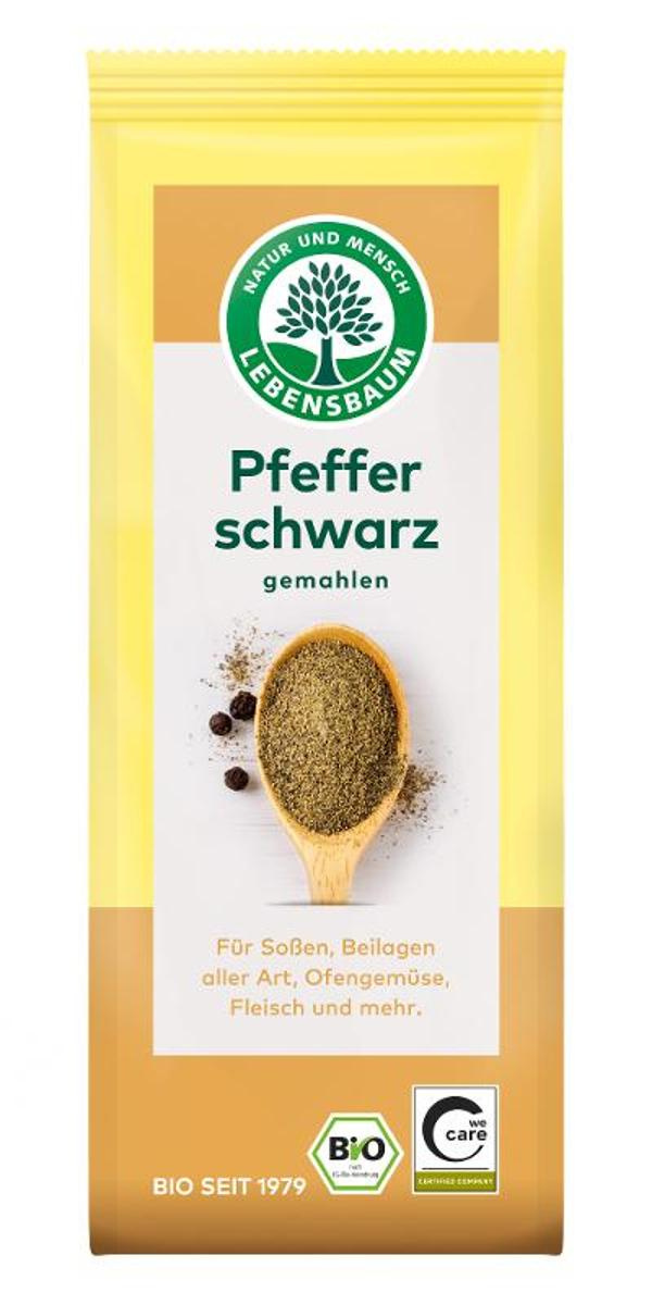 Produktfoto zu Pfeffer schwarz gemahlen