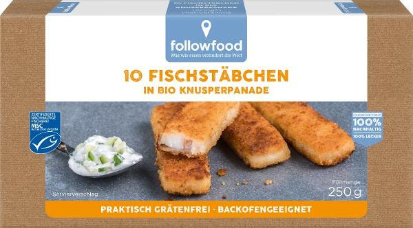 Produktfoto zu TK Fischstäbchen, paniert