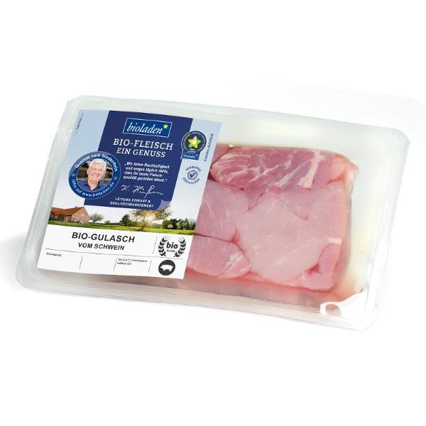 Produktfoto zu bioladen  Gulasch - Schwein ca. 400 g