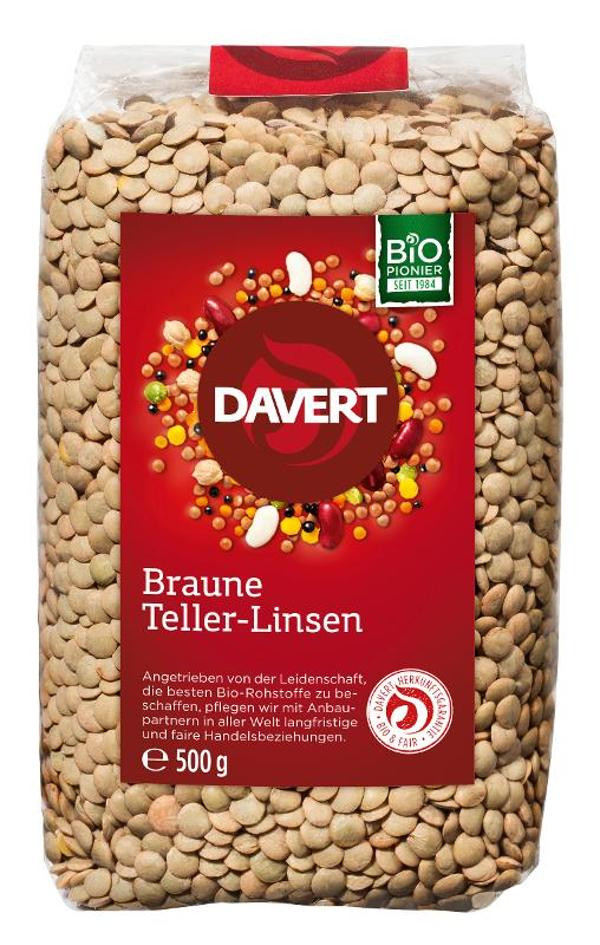 Produktfoto zu Braune Teller-Linsen 500 g