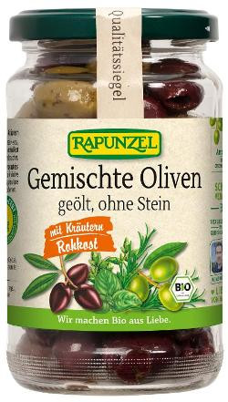 Produktfoto zu Gemischte Oliven mit Kräutern,