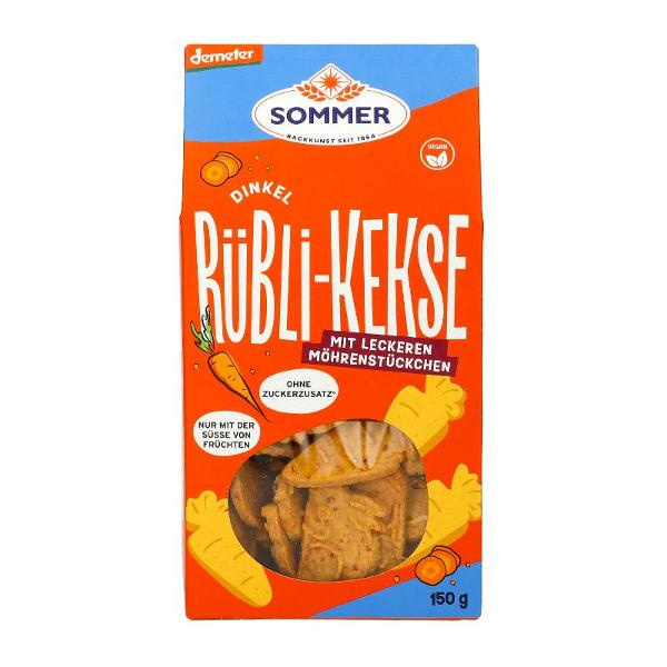 Produktfoto zu Dinkel Rübli Kekse