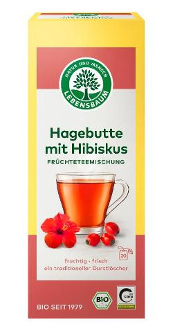 Produktfoto zu Hagebutte Hibiskus Tee TB