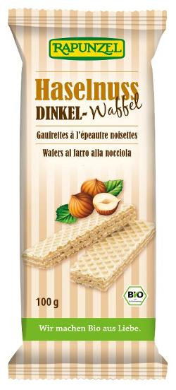 Produktfoto zu Dinkel-Waffeln Haselnuss