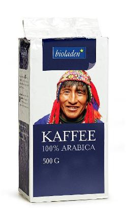 Produktfoto zu bioladen*Kaffee mild, gemahlen