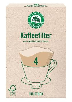 Produktfoto zu Kaffeefilter Gr. 4 100 Stk.