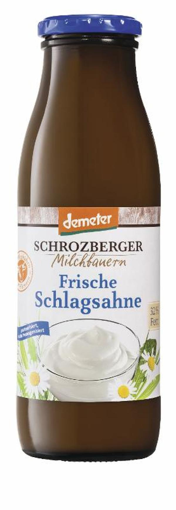 Produktfoto zu Schlagsahne 0,5l im Glas 30%