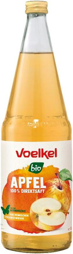 Produktfoto zu Apfelsaft, klar 1 l Voelkel