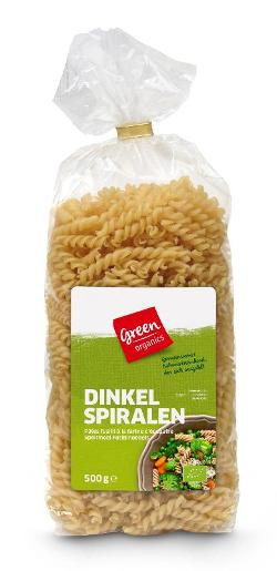 Produktfoto zu green Dinkel Spiralen hell