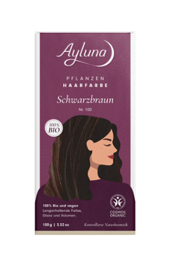 Produktfoto zu Haarfarbe Schwarzbraun