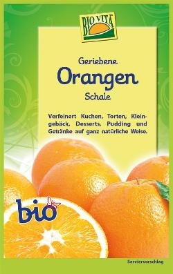 Produktfoto zu Orangenschale gerieben