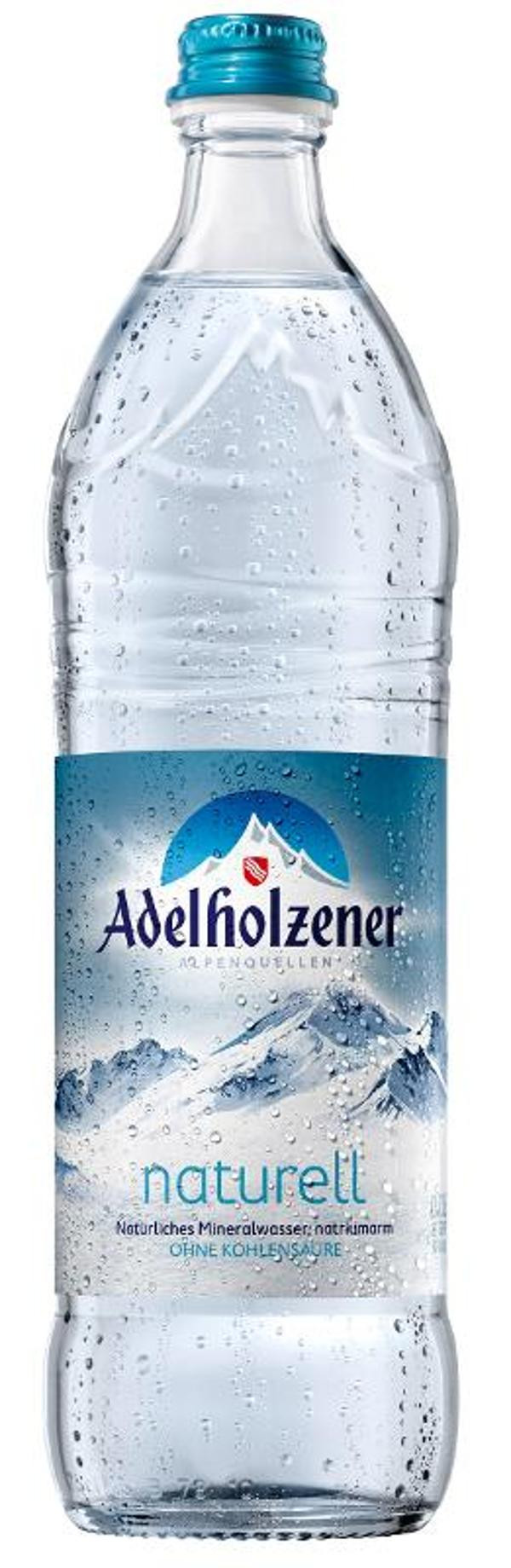 Produktfoto zu Adelholzener Naturell Glas 0,75l