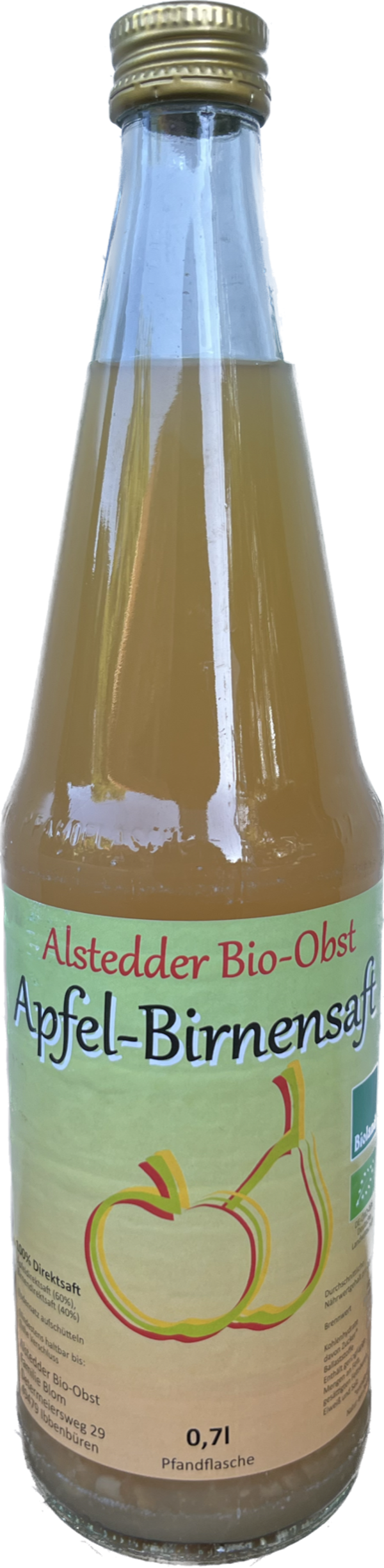 Produktfoto zu Alstedder Apfel-Birnen-Saft