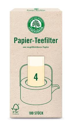 Produktfoto zu Papier Teefilter Gr 4