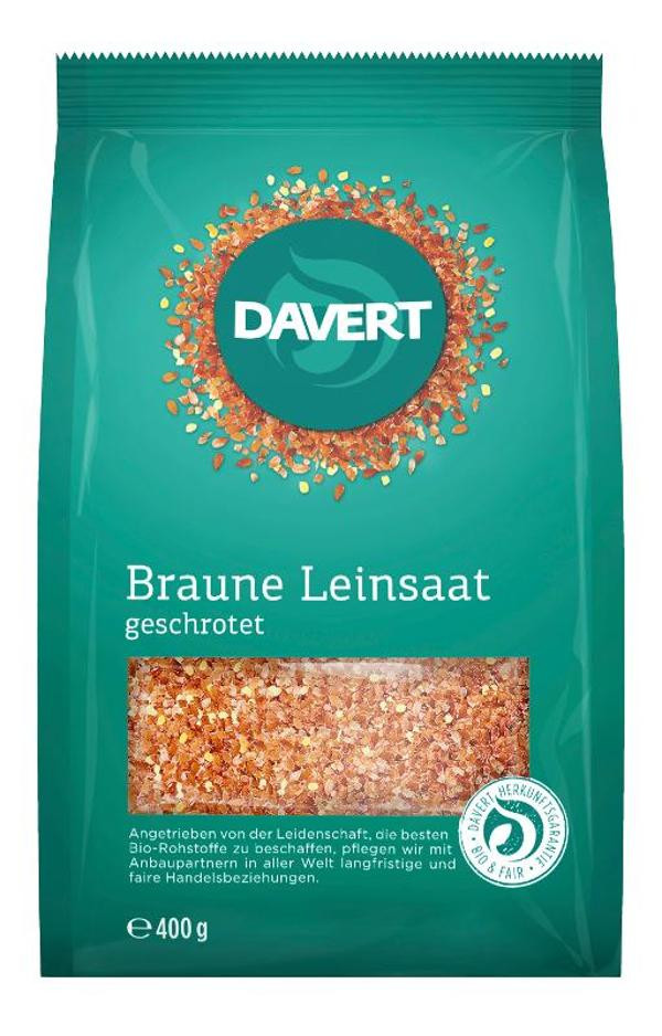 Produktfoto zu Leinsaat braun geschrotet 400 g