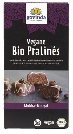 Produktfoto zu Vegane Pralinés Mokka Nougat