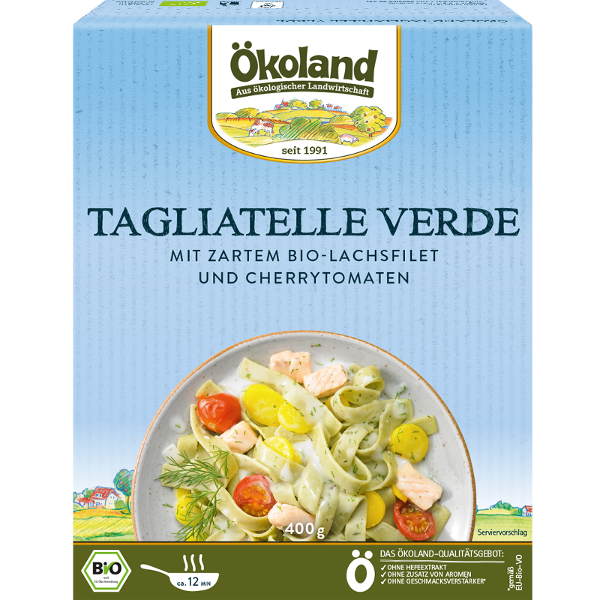 Produktfoto zu TK Tagliatelle Verde mit Lachs