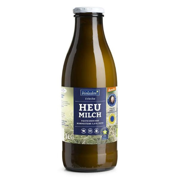 Produktfoto zu b*Demeter Heumilch Kuh & Kalb 3,8%, Flasche