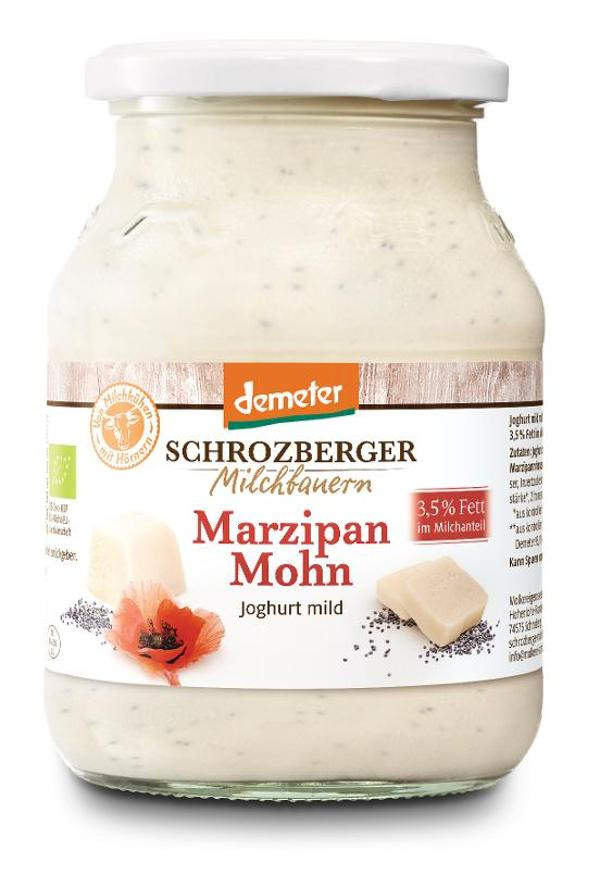 Produktfoto zu Joghurt Marzipan Mohn 3,5%