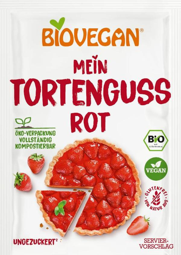 Produktfoto zu Tortenguss rot ungezuckert