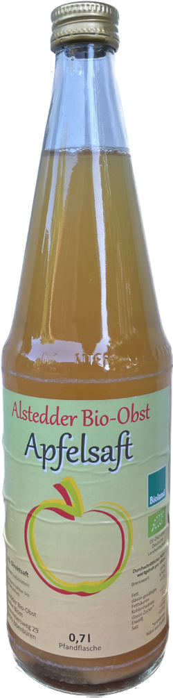 Produktfoto zu Alstedder Apfelsaft 12 x 0,7