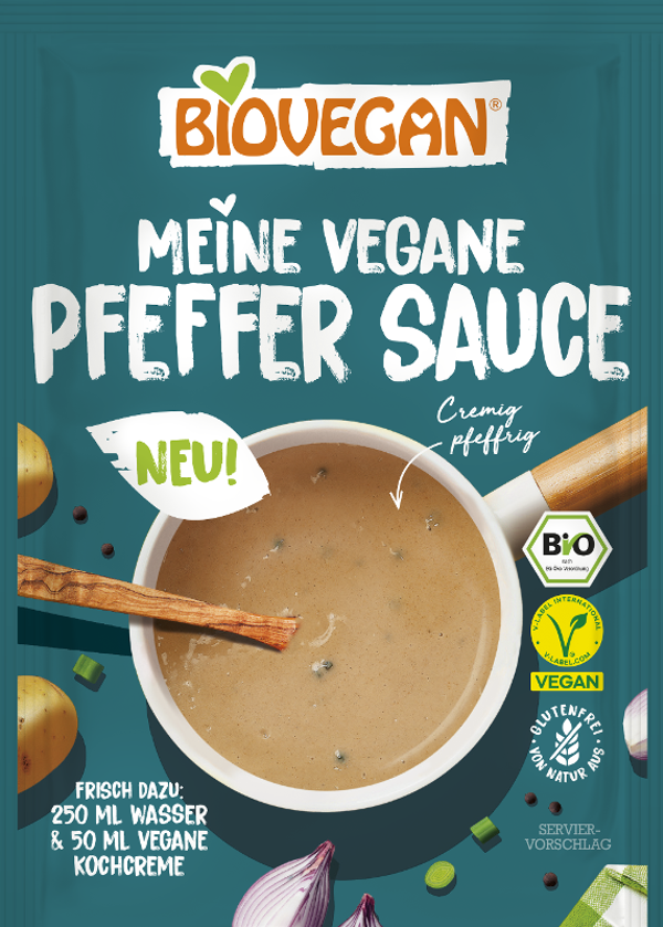 Produktfoto zu Meine Vegane Pfeffersauce