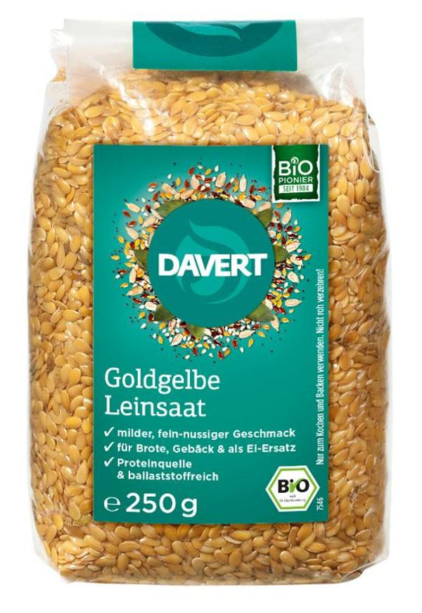 Produktfoto zu Goldgelbe Leinsaat 250 g