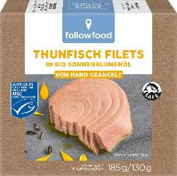 Produktfoto zu Thunfisch Filets in Sonnenblumenöl