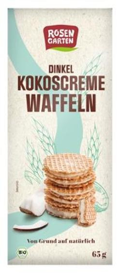 Produktfoto zu Dinkel Kokoscreme Waffeln