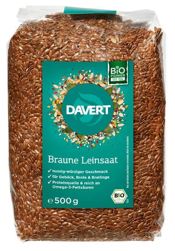 Produktfoto zu Braune Leinsaat aus Europa 500 g