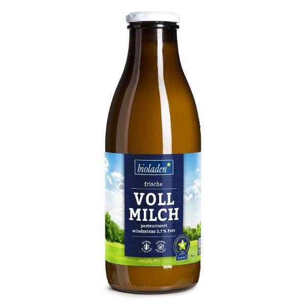 Produktfoto zu b*Vollmilch 3,7%, Flasche