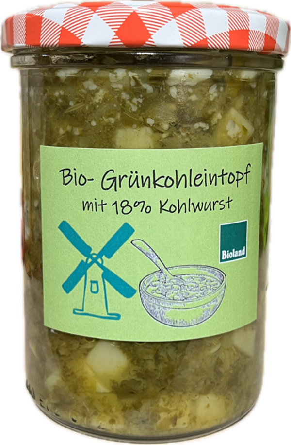 Produktfoto zu Grünkohleintopf mit Kohlwurst