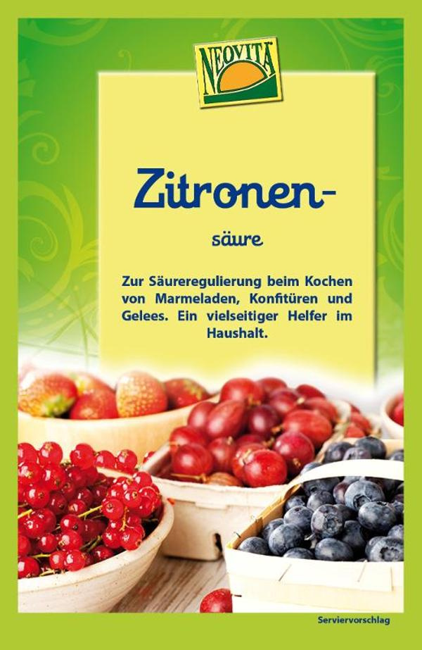 Produktfoto zu Zitronensäure Vitavegan