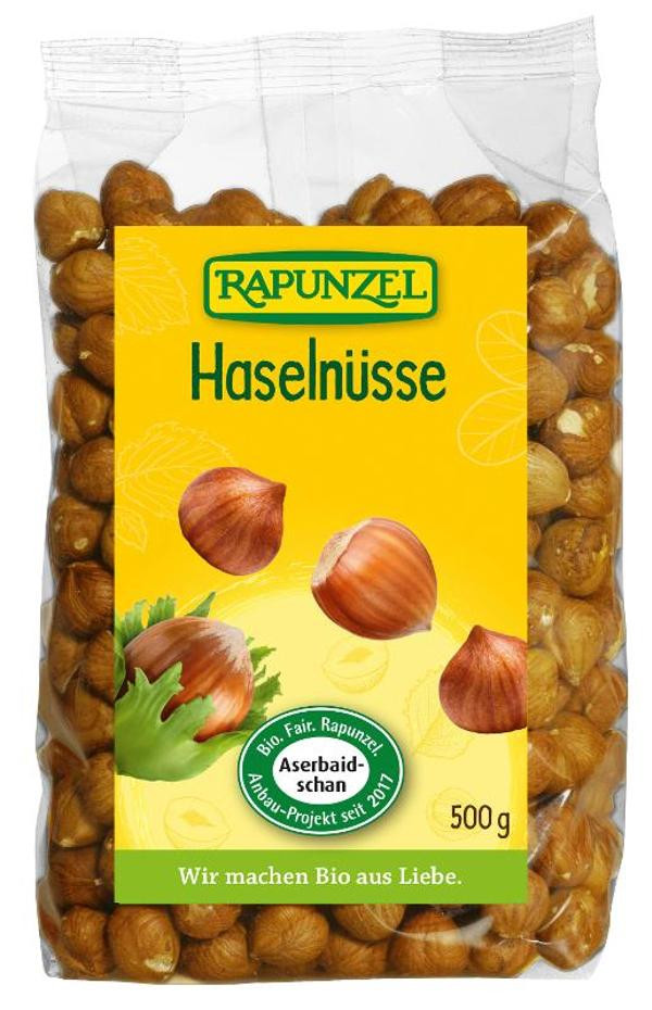 Produktfoto zu Haselnüsse 500 g Rapunzel