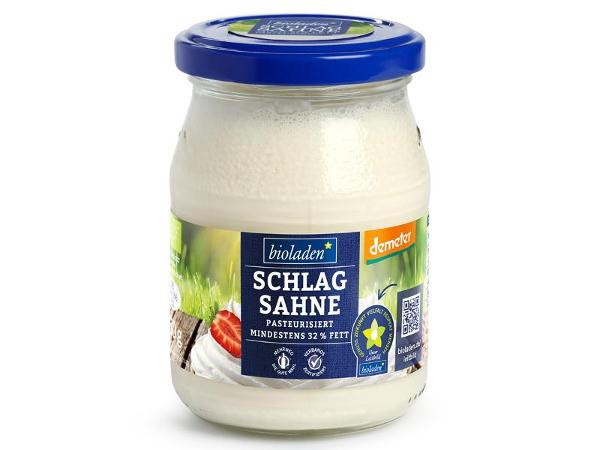 Produktfoto zu b*Demeter Schlagsahne 32%, 250 ml