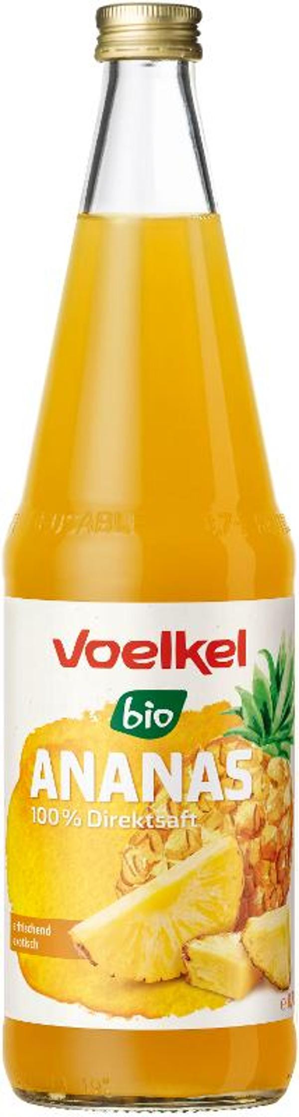 Produktfoto zu Ananassaft Voelkel 0,7