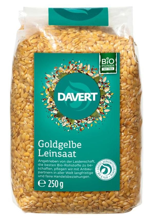 Produktfoto zu Goldgelbe Leinsaat 250 g