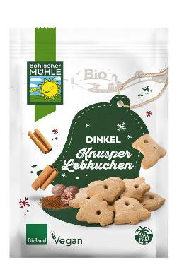 Produktfoto zu Dinkel Knusper Lebkuchenkekse