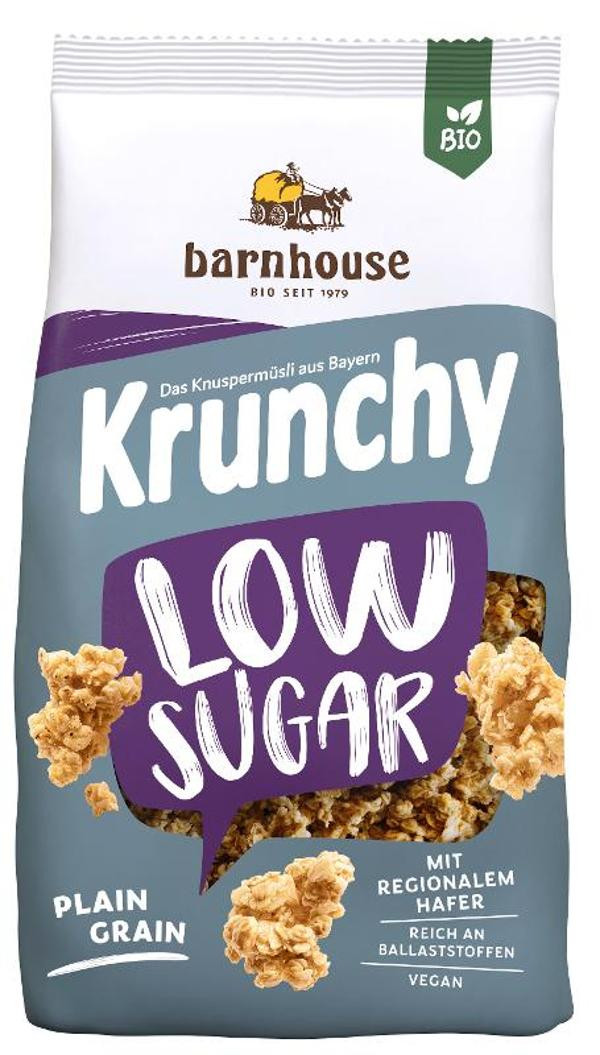 Produktfoto zu Krunchy Low Sugar Plain Grain