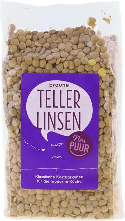 Produktfoto zu Braune Teller Linsen